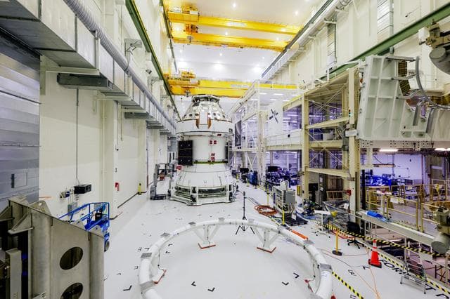 NASA image: Artemis II Orion Solar Array Wings Installed