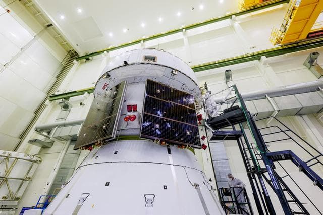 NASA image: Artemis II Orion Solar Array Wings Installed