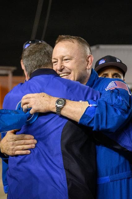 NASA image: NASA astronaut Butch Wilmore receives a warm welcome at Johnson Space Center