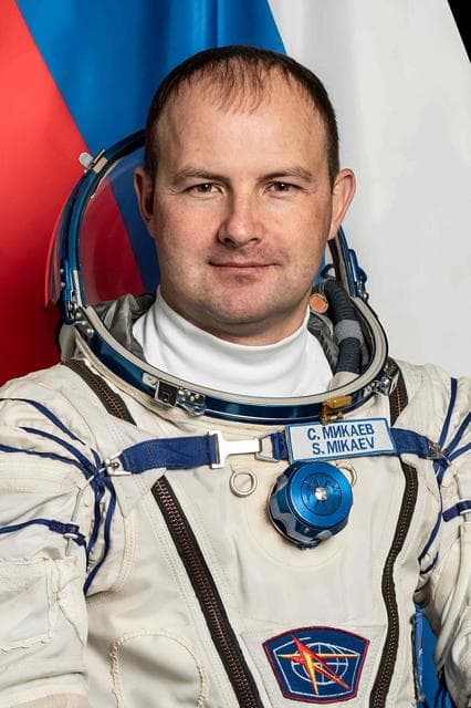 NASA image: Roscosmos cosmonaut and Soyuz MS-27 Backup Flight Engineer Sergey Mikaev
