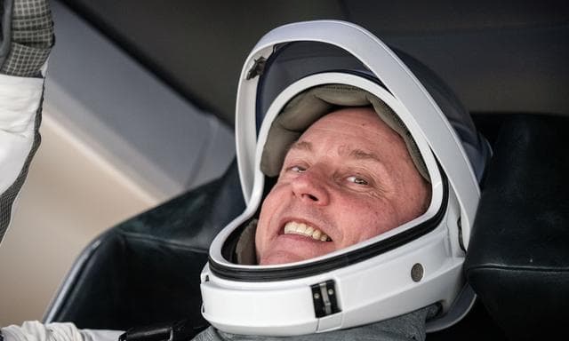 NASA image: NASA astronaut Mike Fincke, pilot of NASA’s SpaceX Crew-11 mission