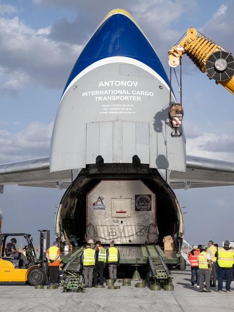 NASA image: US Arrival of Gateway Module Marks Milestone for First Lunar Space Station  (jsc2025e034710)