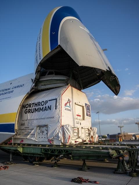 NASA image: US Arrival of Gateway Module Marks Milestone for First Lunar Space Station  (jsc2025e034721)