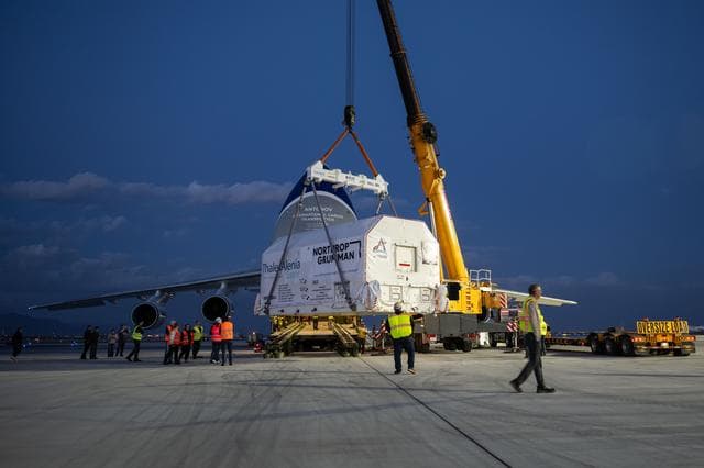 NASA image: US Arrival of Gateway Module Marks Milestone for First Lunar Space Station  (jsc2025e034722)