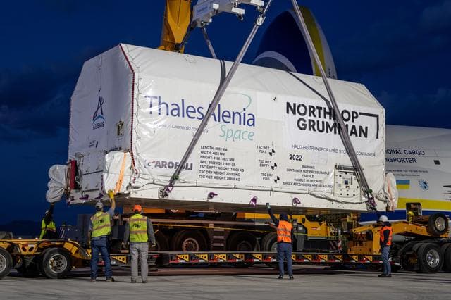 NASA image: US Arrival of Gateway Module Marks Milestone for First Lunar Space Station  (jsc2025e034723)