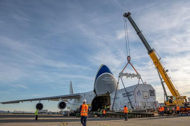 NASA image: Gateway’s HALO Begins Journey from Italy to Arizona (jsc2025e034735)