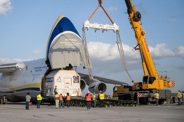 NASA image: US Arrival of Gateway Module Marks Milestone for First Lunar Space Station (jsc2025e035255)