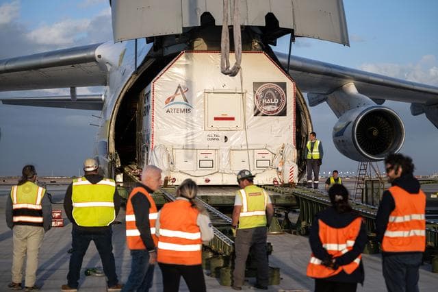 NASA image: US Arrival of Gateway Module Marks Milestone for First Lunar Space Station (jsc2025e035262)