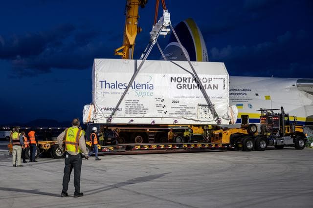 NASA image: US Arrival of Gateway Module Marks Milestone for First Lunar Space Station (jsc2025e035265)