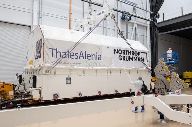 NASA image: Gateway's HALO Arrives in Arizona for Final Outfitting (jsc2025e036479)