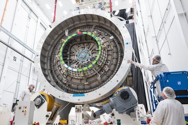 NASA image: Gateway's HALO Arrives in Arizona for Final Outfitting (jsc2025e036491)