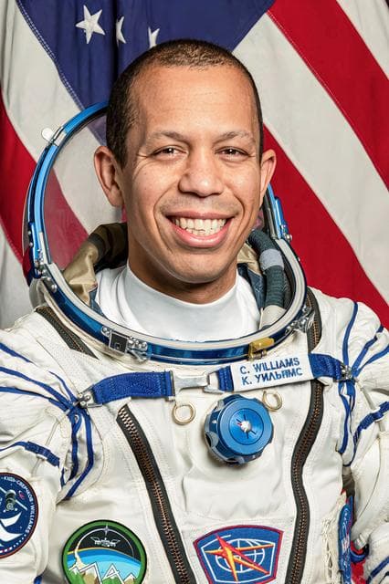 NASA image: NASA astronaut Chris Williams poses for a portrait at the Gagarin Cosmonaut Training Center