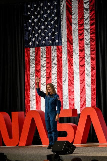 NASA image: NASA 2025 Astronaut Candidate Anna Menon at Announcement Ceremony