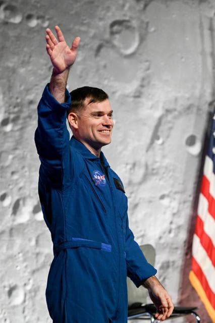 NASA image: 2025 Astronaut Candidate Ben Bailey at Announcement Ceremony 