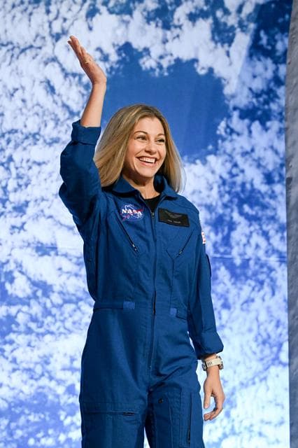 NASA image: 2025 Astronaut Candidate Anna Menon at Announcement Ceremony