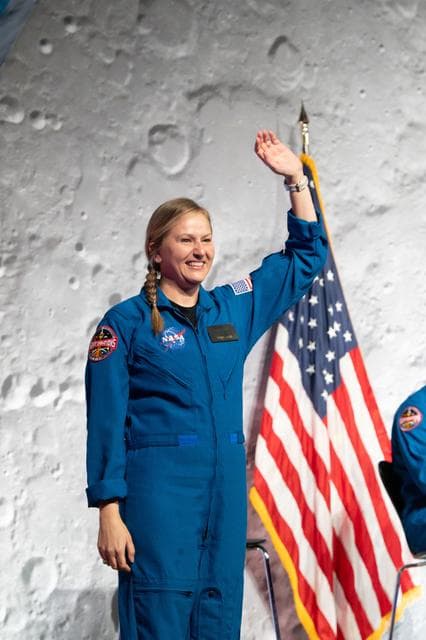 NASA image: 2025 Astronaut Candidate Rebecca Lawler at Announcement Ceremony