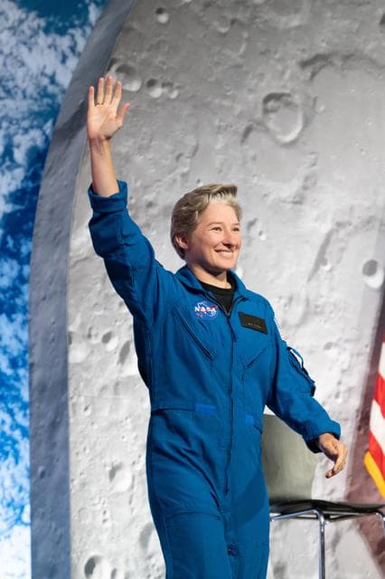 NASA image: 2025 Astronaut Candidate Erin Overcash at Announcement Ceremony