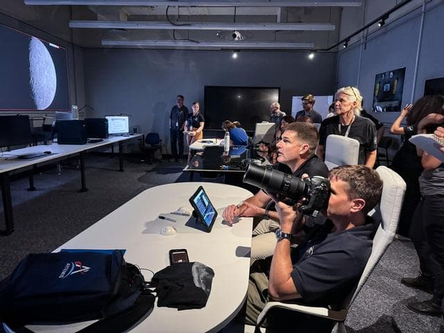 NASA image: Artemis II Crew Lunar Observations Training -- jsc2025e086642