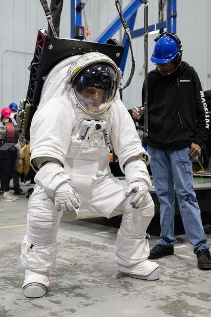 NASA image: Artemis II Pre-Flight Egress Fitness Standard Measures Test