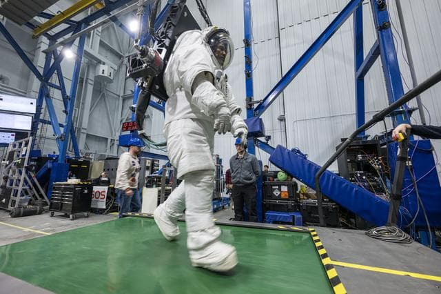 NASA image: Artemis II Pre-Flight Egress Fitness Standard Measures Test