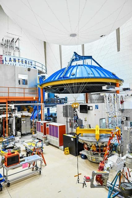 NASA image: Thruster Gimbal Range of Motion Testing for Gateway’s Power and Propulsion Element jsc2026e005282