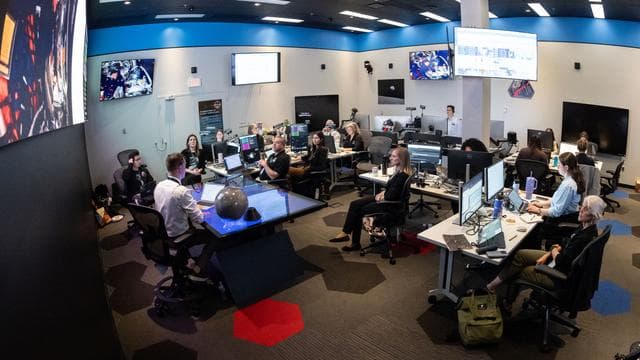 NASA image: A view inside the Science Evaluation Room (SER) in Mission Control -- jsc2026e019925