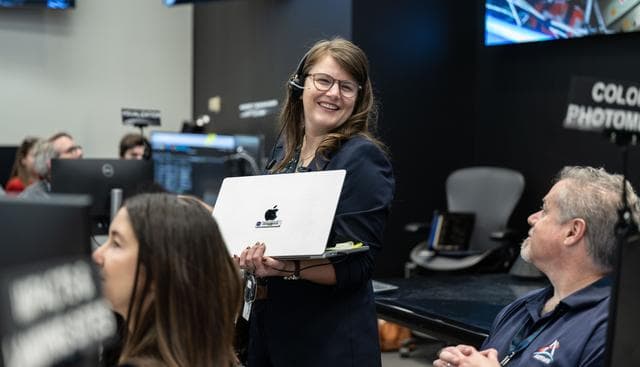 NASA image: Artemis II deputy lunar science lead, Marie Henderson -- jsc2026e020759