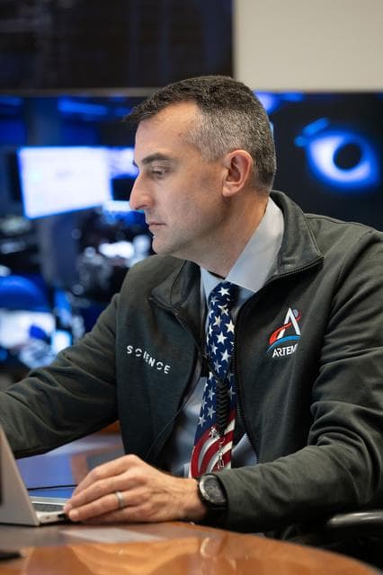 Artemis II science officer, Trevor Graff -- jsc2026e021675