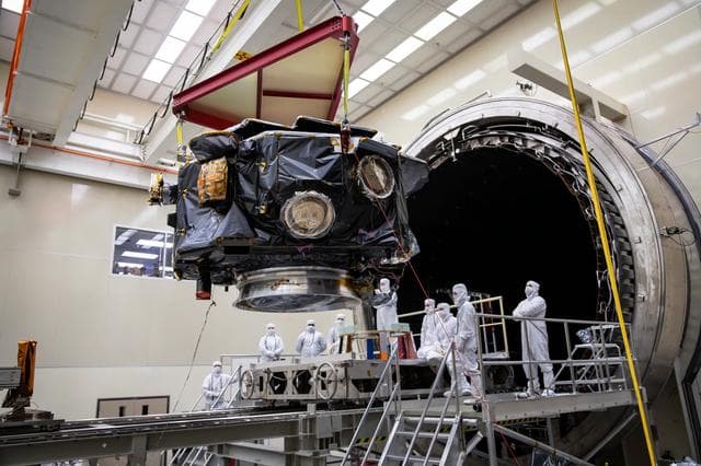 NASA image: NASA’s IMAP Arrives at NASA Marshall For Testing in XRCF