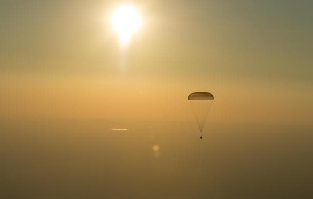 NASA image: Expedition 48 Soyuz TMA-20M Landing