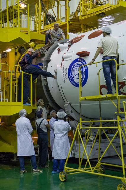 NASA image: Expedition 49 Preflight