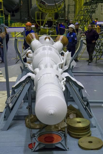 NASA image: Expedition 49 Soyuz Assembly