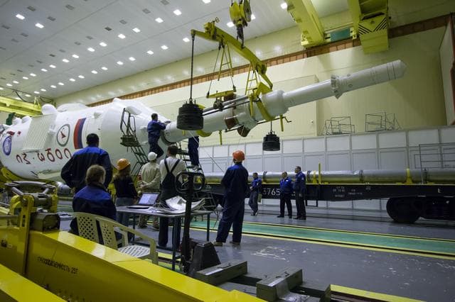 NASA image: Expedition 49 Soyuz Assembly