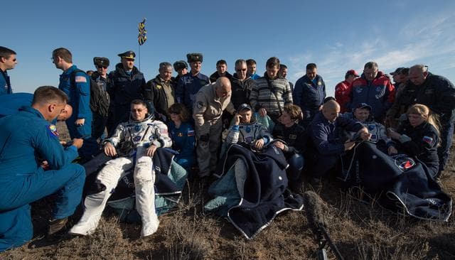 NASA image: Expedition 50 Soyuz MS-02 Landing