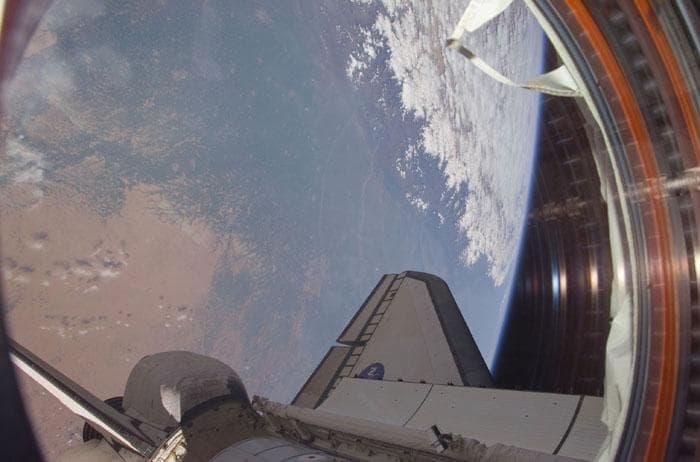 NASA image: A view of the Earth taken from the ISS