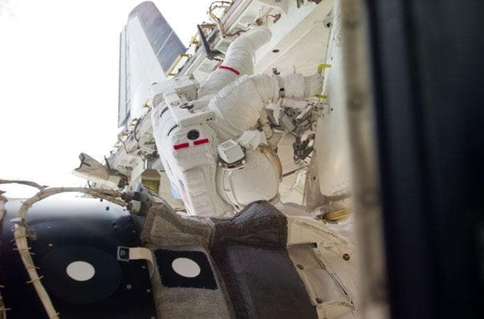 NASA image: Thomas during EVA on the ISS