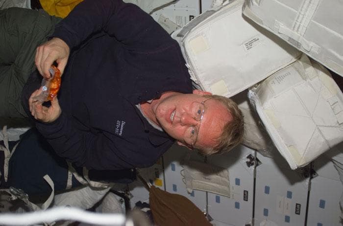NASA image: Thomas in the middeck