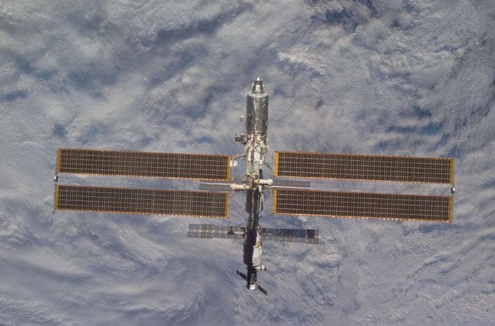 NASA image: Fly-around view of the ISS