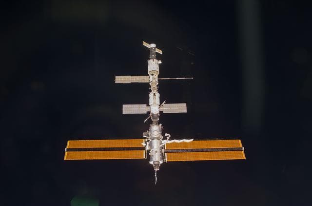 NASA image: Approach view of the ISS