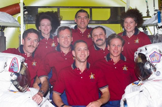 NASA image: Joint STS-104 and Expedition Two Crew photo