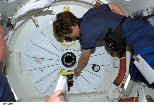 NASA image: Hatch opening