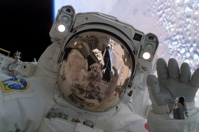 NASA image: EVA 2 imagery