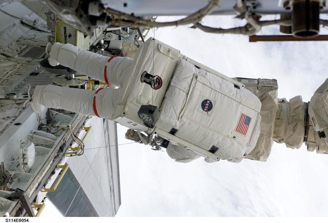 NASA image: Noguchi during EVA 1