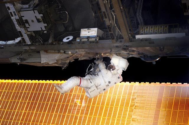 NASA image: Noguchi during EVA 1