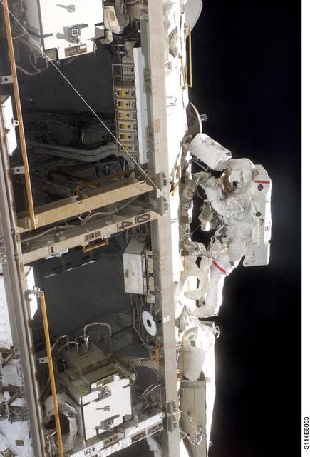 NASA image: Noguchi during EVA 1