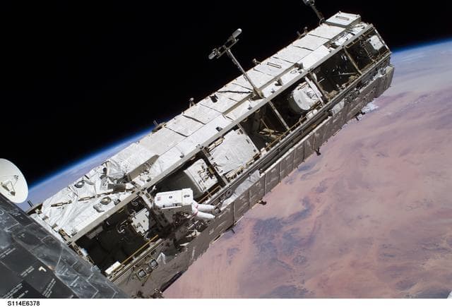 NASA image: P1 truss seen during EVA 3