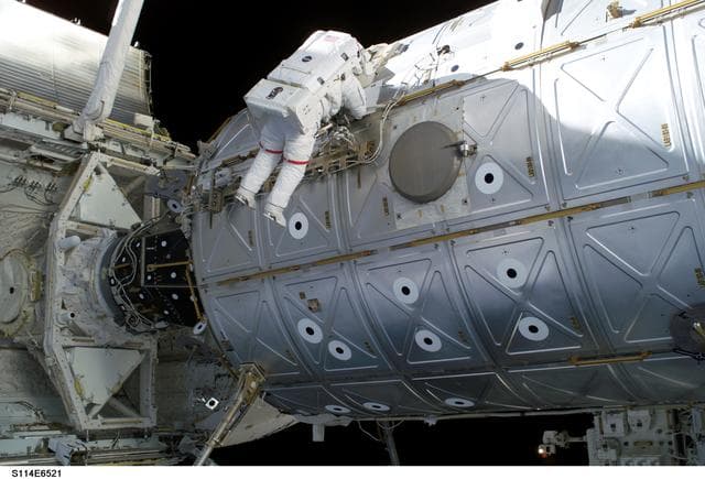 NASA image: Noguchi during EVA 3