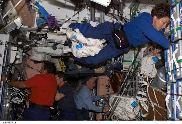 NASA image: Crew in Node 1