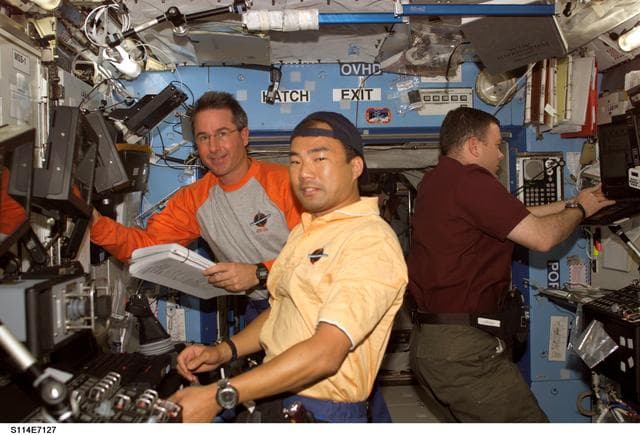 NASA image: Crew in U.S. laboratory