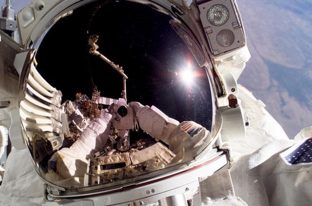 NASA image: Tanner performs first EVA during STS-115 / Expedition 13 joint operations